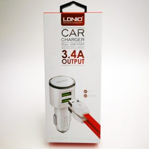 Cargador Auto USB a V8