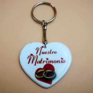 Llavero para Estampar Corazón