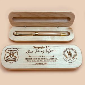 Bolígrafo con Estuche Madera