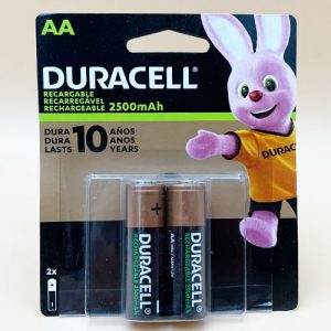 Pila Recargable AA Duracell x2