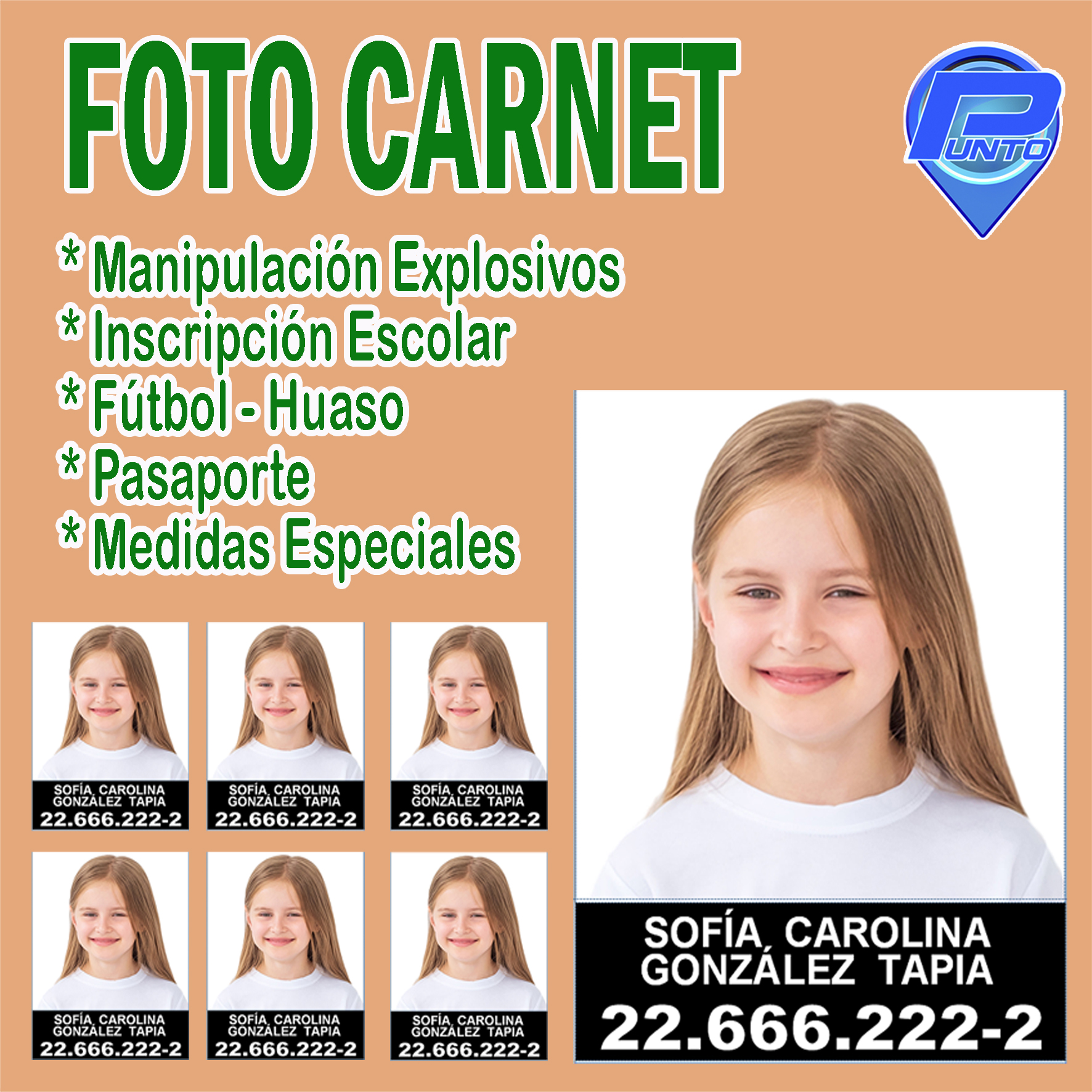 Fotos De Carnet Medidas Foto Carnet – Bienvenidos a Punto Servicios – Tu Solución