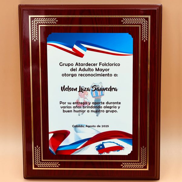Retablo MDF Enchapado 20x25cm Caoba - Imagen 11