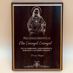 Retablo MDF Enchapado 15x20cm WD