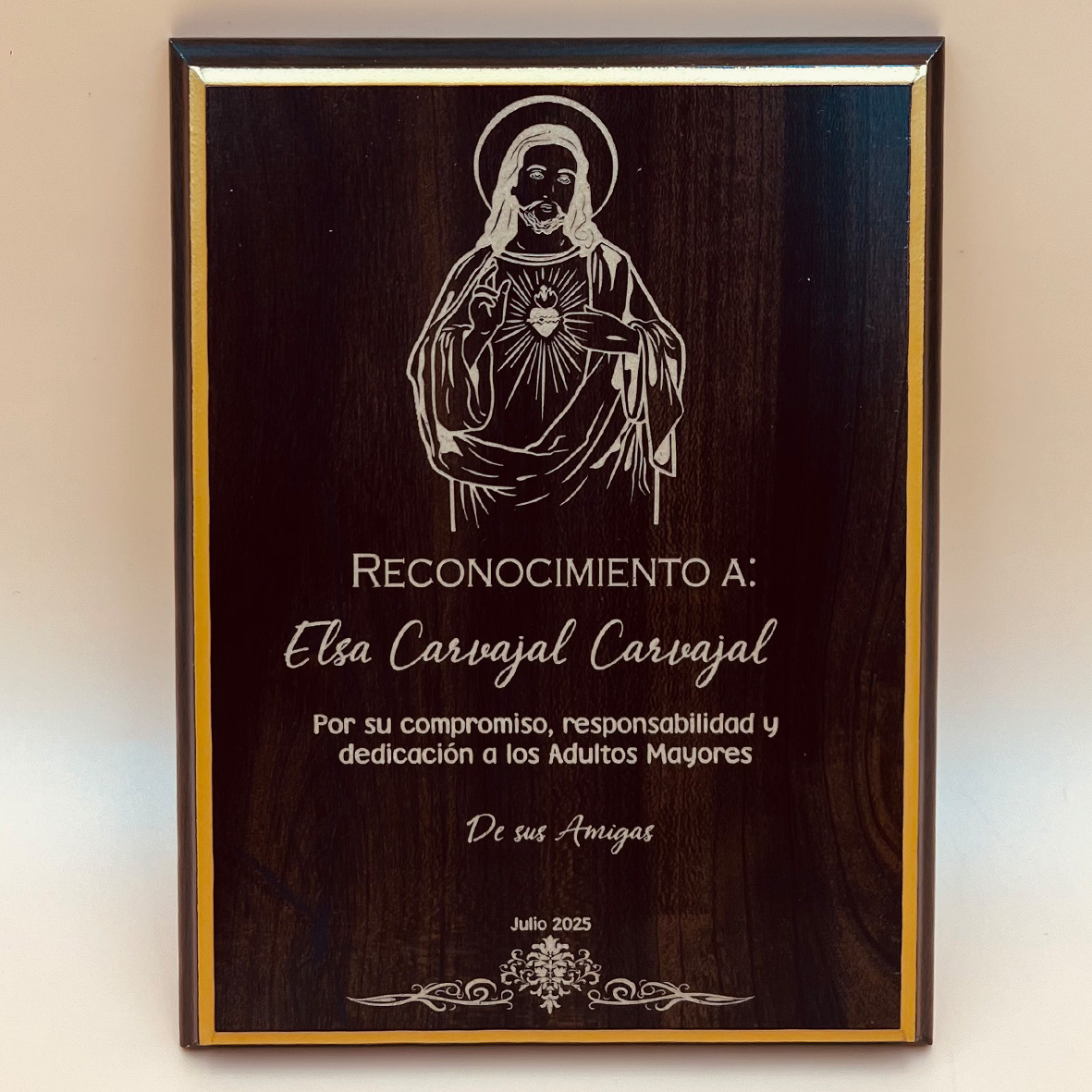 Retablo MDF Enchapado 15x20cm