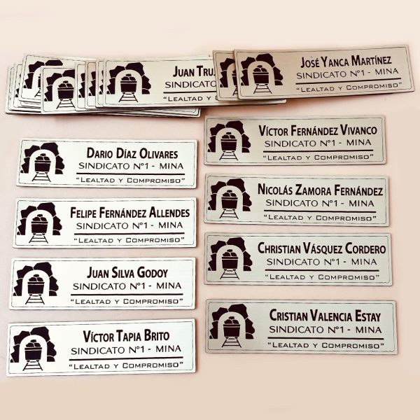 Placas para Casco Grabadas - Imagen 3