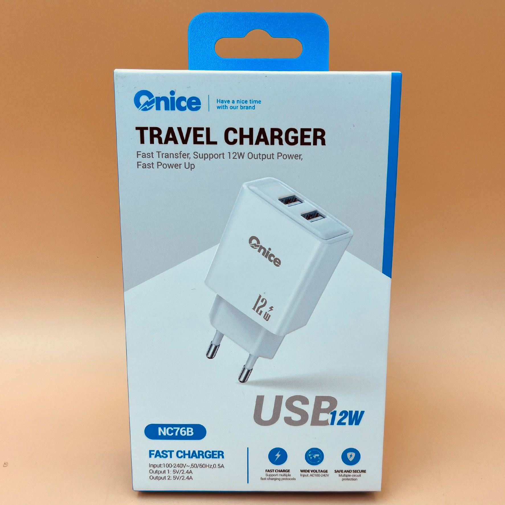 Cargador USB Doble