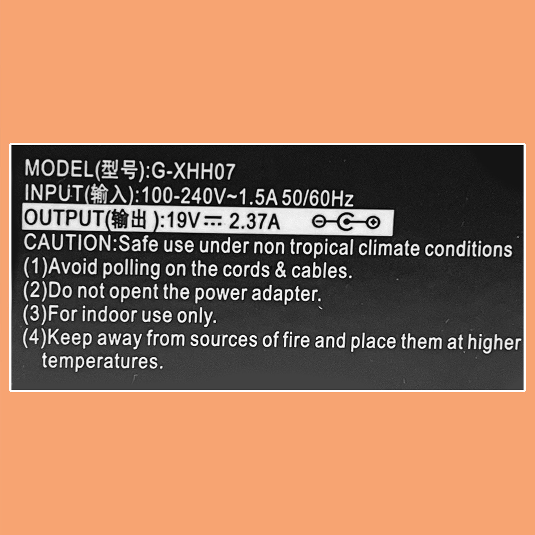 Cargador NTB 19.0V - 2.1A - Imagen 3