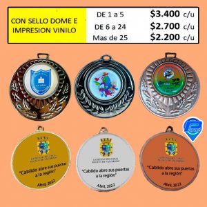 Medallas 50mm
