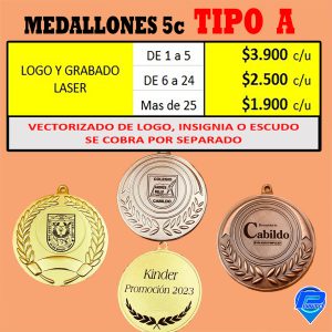 Medallas 50mm