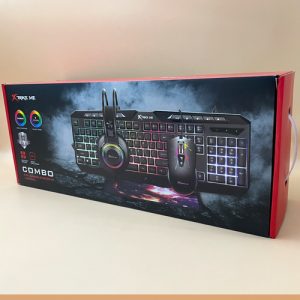Teclado + Mouse + Audífono Gamer Xtrike-Me