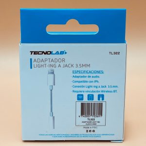 Adaptador Iphone a Jack 3.5 Lighting