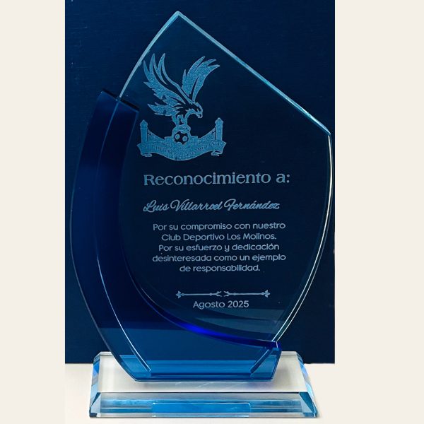 Galvano Cristal Azul