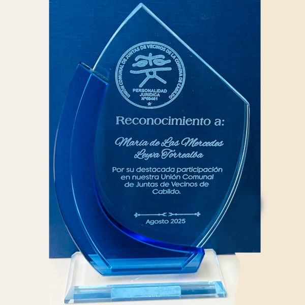 Galvano Cristal Azul - Imagen 5