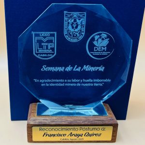 Galvano Cristal Octogonal 21cm
