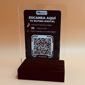 Pedestal Acrílico 23x12cm