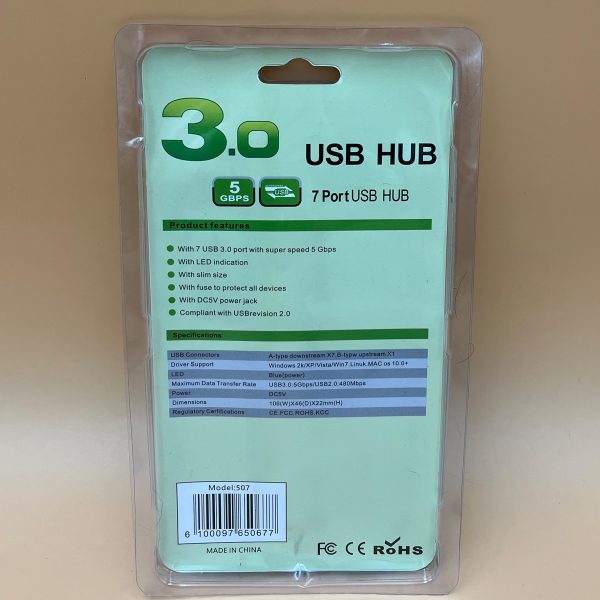 HUB USB 3.0 - 6 Puertos - Imagen 2