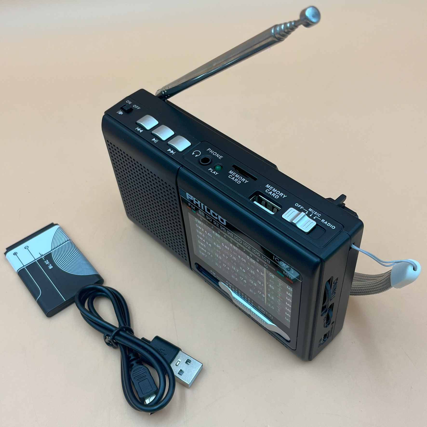 Radio FM/AM Recargable