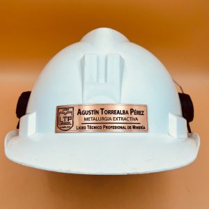 Placas para Casco Grabadas