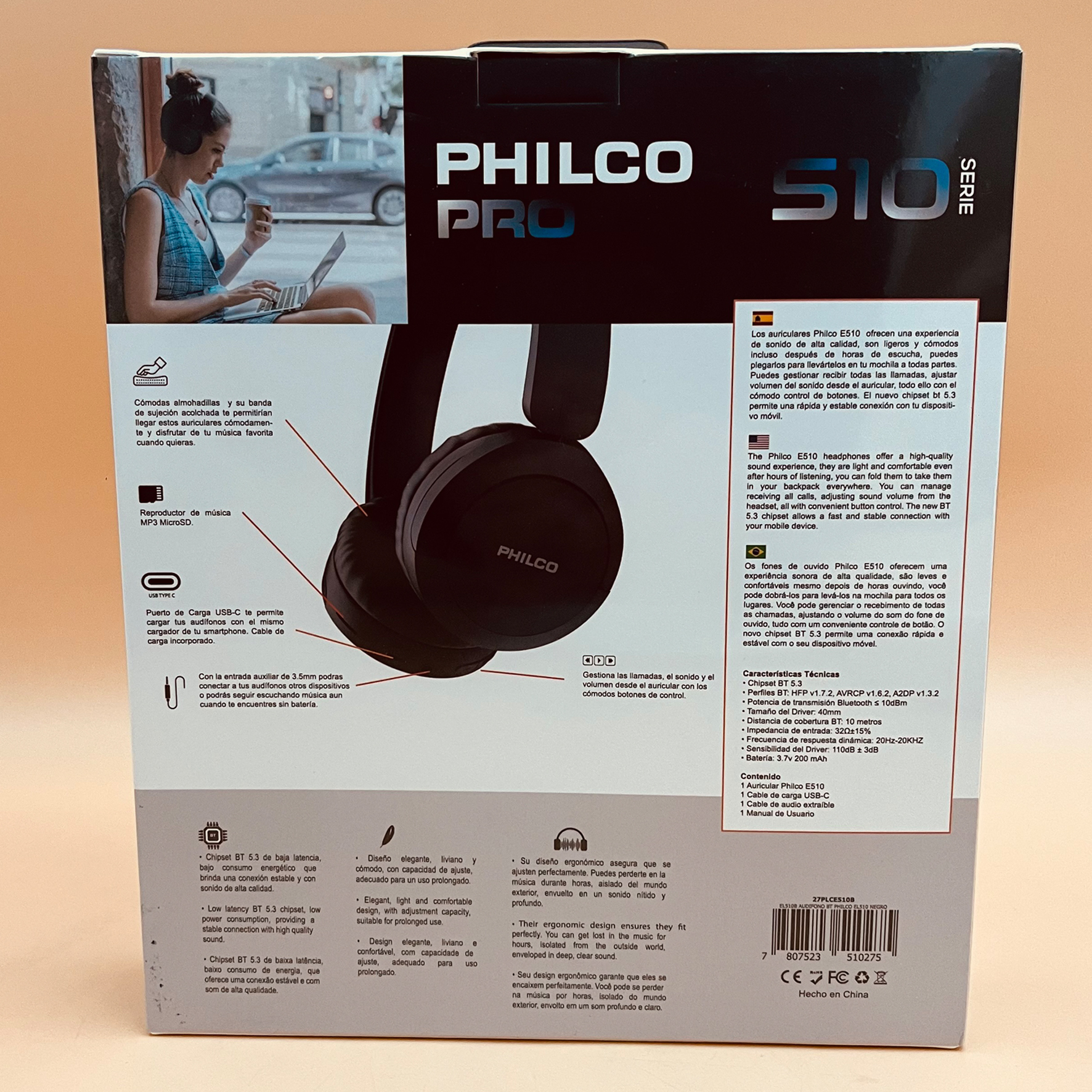 Audífonos BT Philco