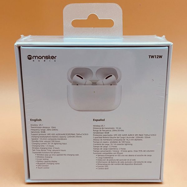 Audífonos BT Monster TW12W - Imagen 2