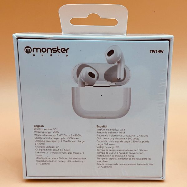 Audífonos BT Monster TW14W - Imagen 2