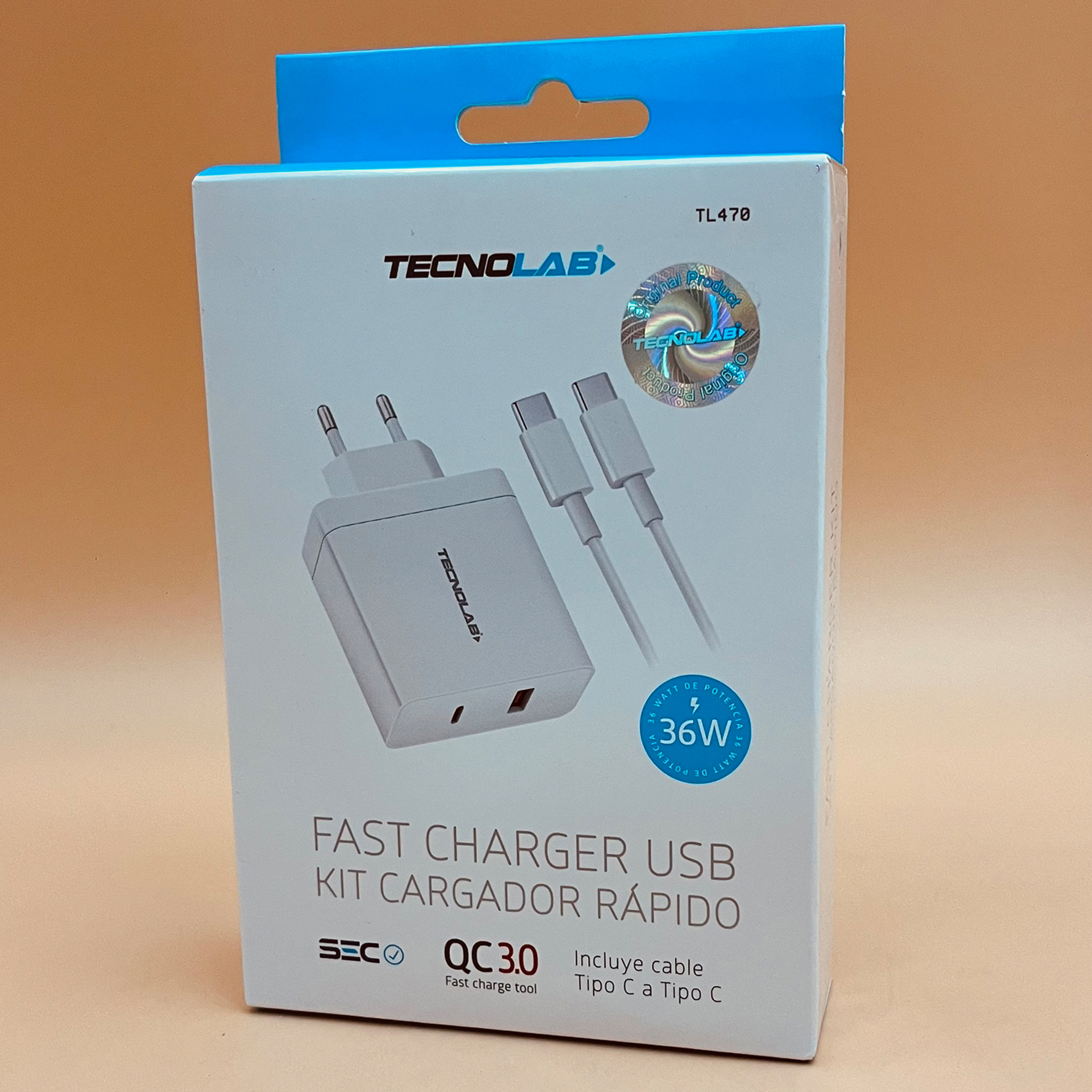 Cargador Tipo C 36W