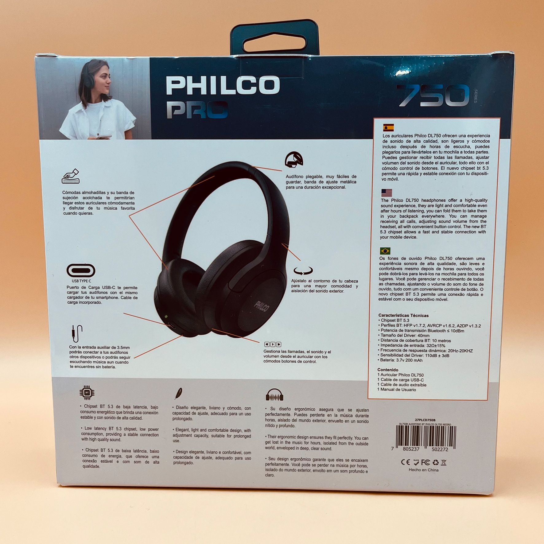 Audífonos BT Philco DL770 - Imagen 3