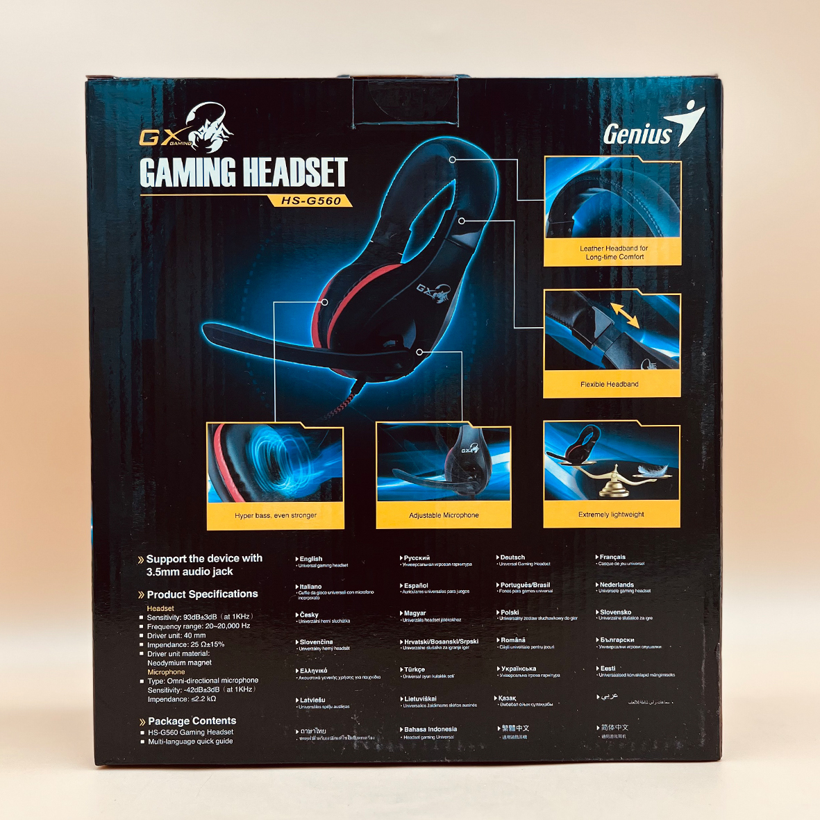 Audífonos Gamer Genius