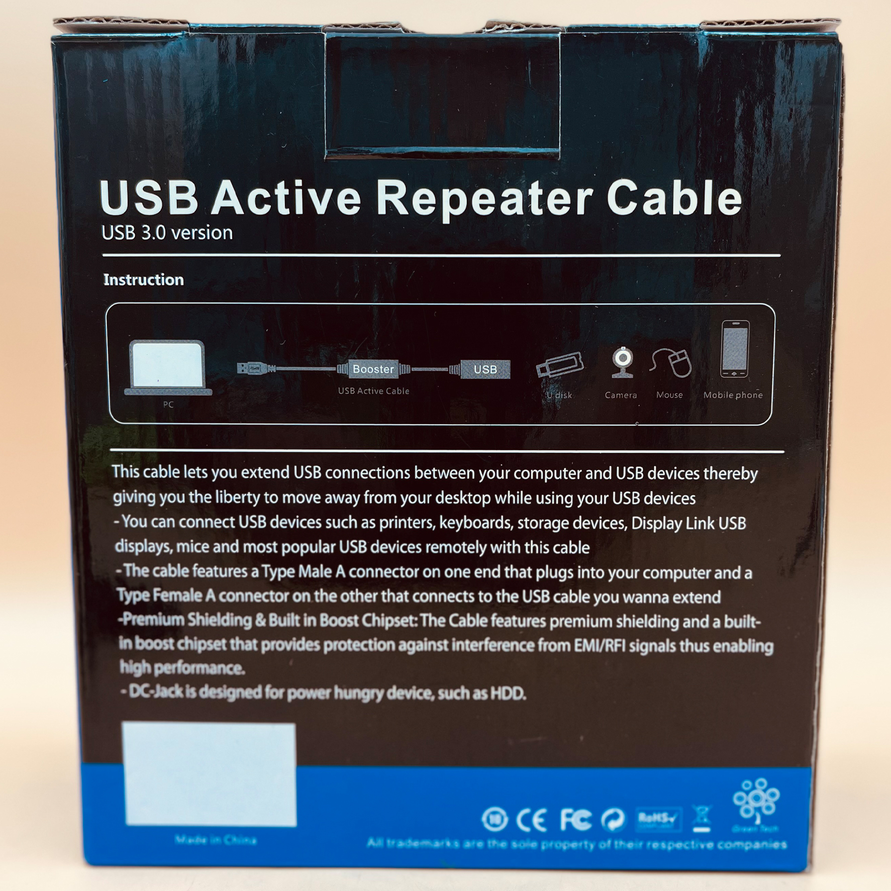 Cable USB Macho-Hembra 15.0mts Activo - Imagen 3