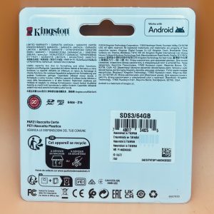Memoria SD 64GB 4K