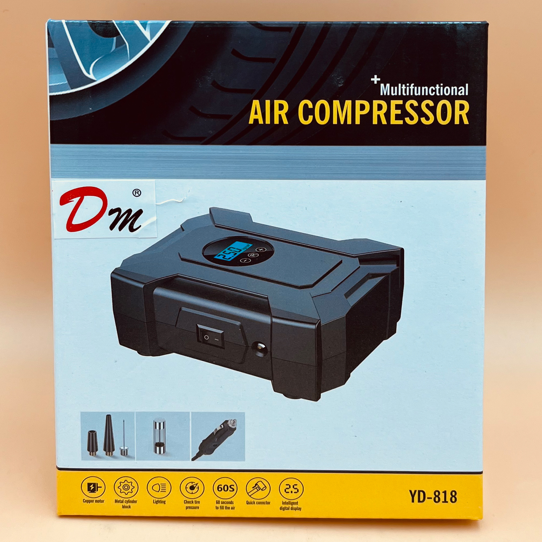 Compresor y Cargador de Bateria 12v