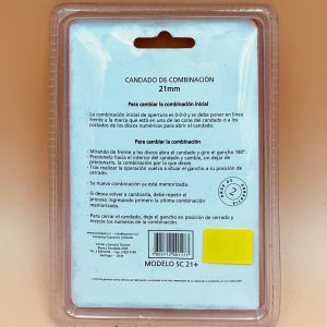 Candado con Clave 21mm