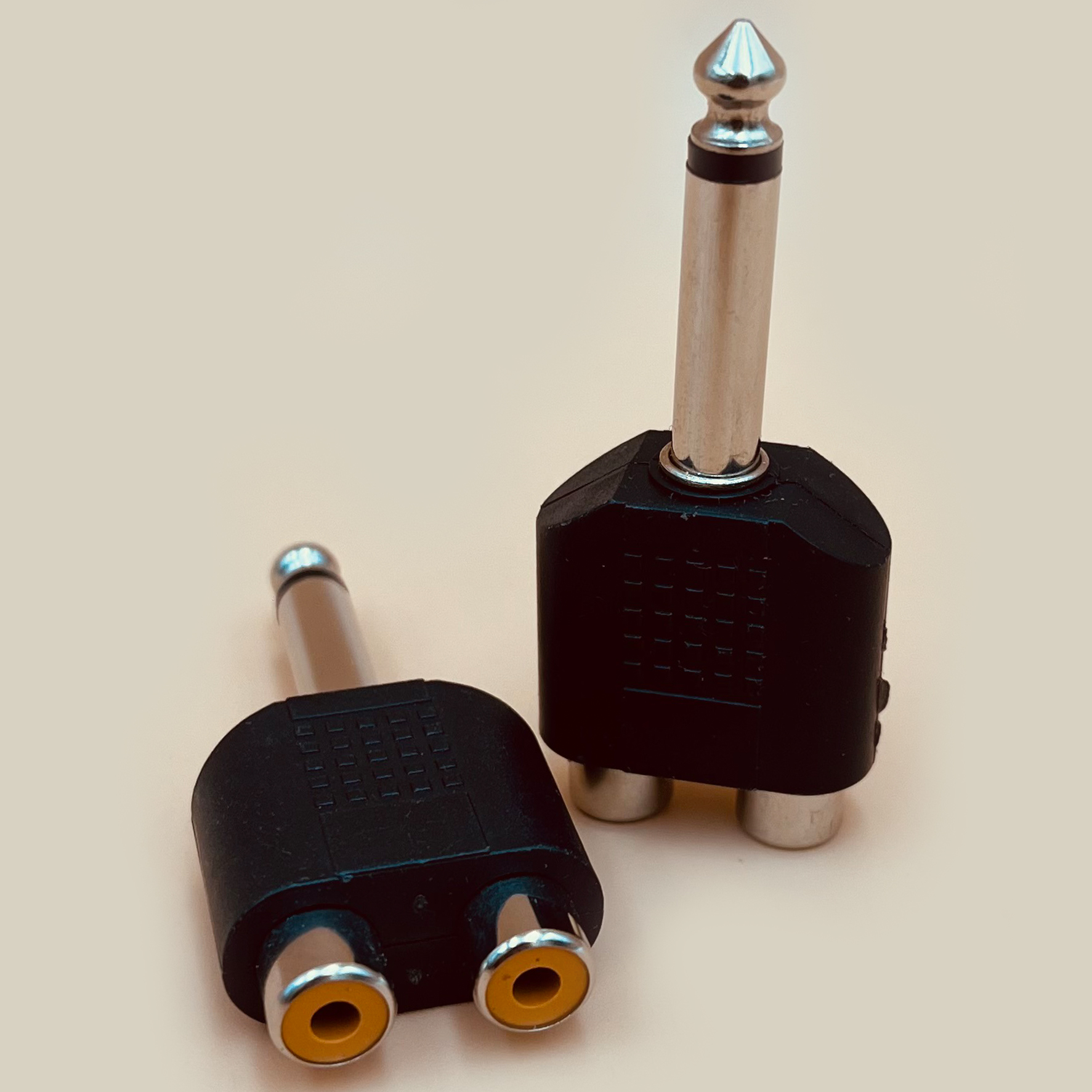 Adaptador JACK 6.3 a 2RCA