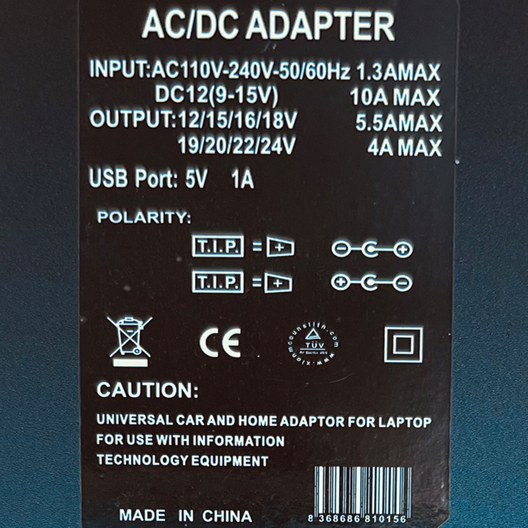 Adaptador Universal 220 y 12V - Imagen 4