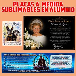 Placa Aluminio Sublimable