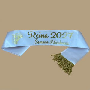 Banda Reina Raso Estampada