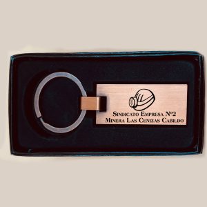 Llavero Placa Encobrizado K88
